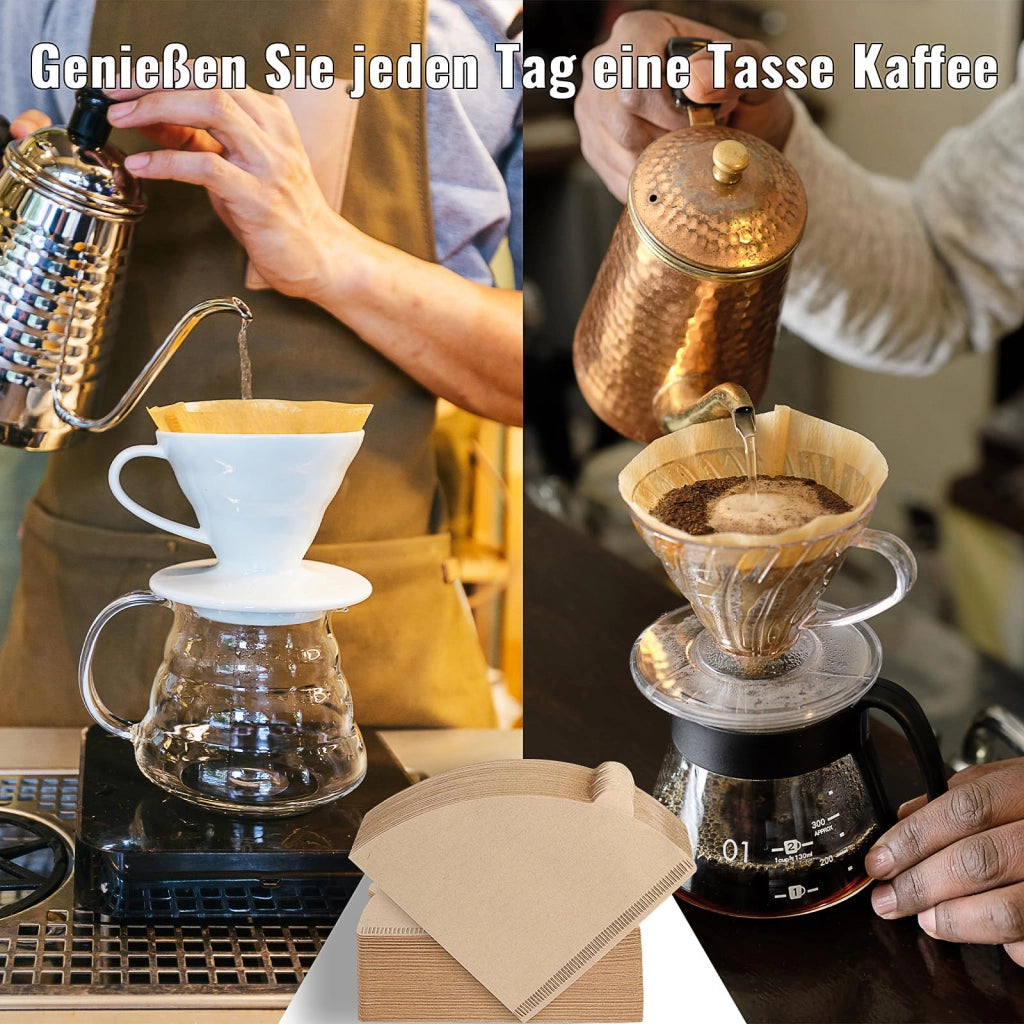 Filtri per caffè, in carta, a disco, confezione da 100 pezzi