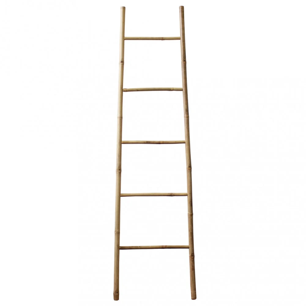 Scala Decorativa in Bambù H 180 cm Maru Marrone
