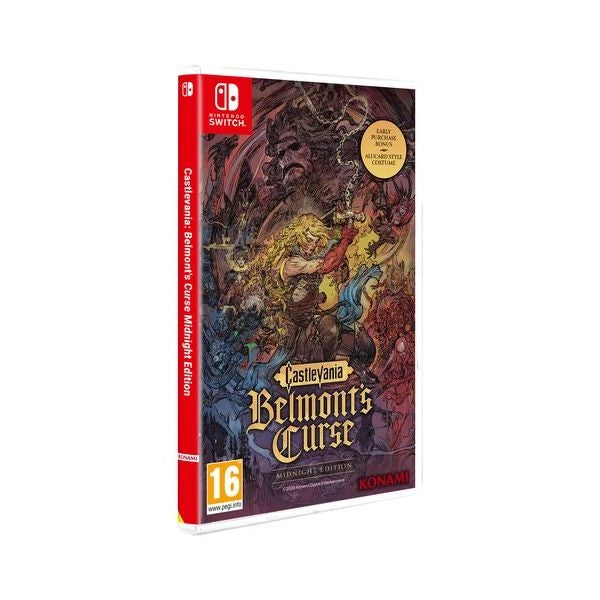 Videogioco konami swsw2639 switch castlevania belmont s curse midnight