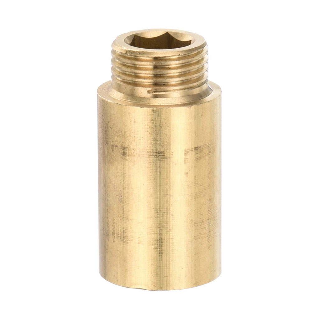 Prolunga per soffione doccia, 2 pezzi, in ottone, attacco G1/2, lunghezza 51 mm