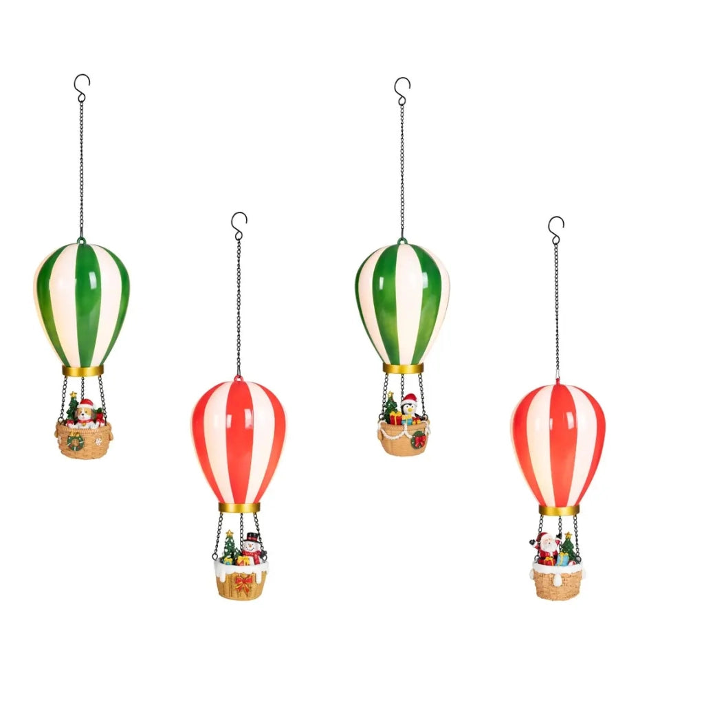 Mongolfiera decorativa con LED Ø14,5 × H27,5 cm
