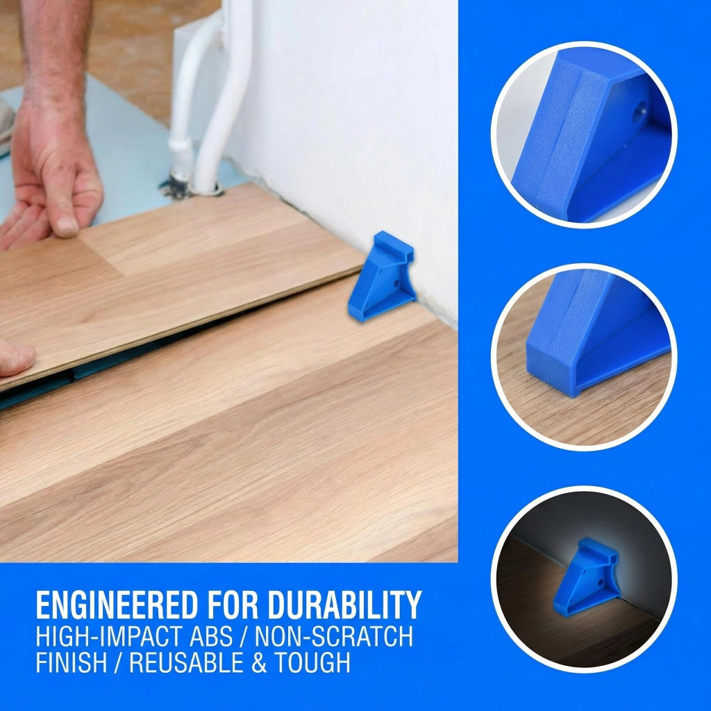 20 distanziatori per laminato, 7 e 13 mm, colore blu