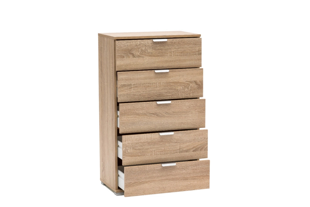 CASSETTIERA 5 CASSETTI 60CM. ROVERE SONOMA