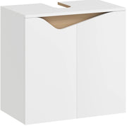 Mobile sottolavabo bianco 60 x 35 x 57,9 cm con ante soft-close