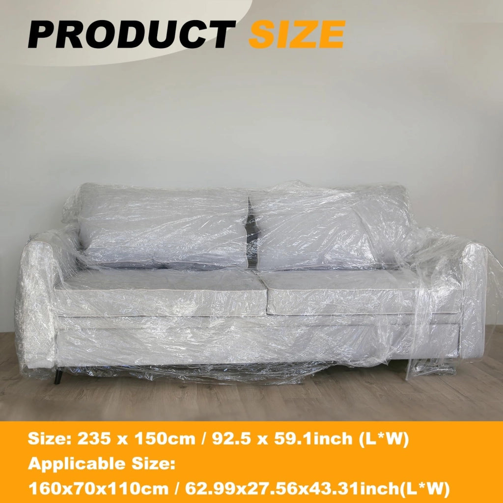 Tenda da esterno trasparente, dimensioni 235x150 cm, impermeabile e resistente ai graffi