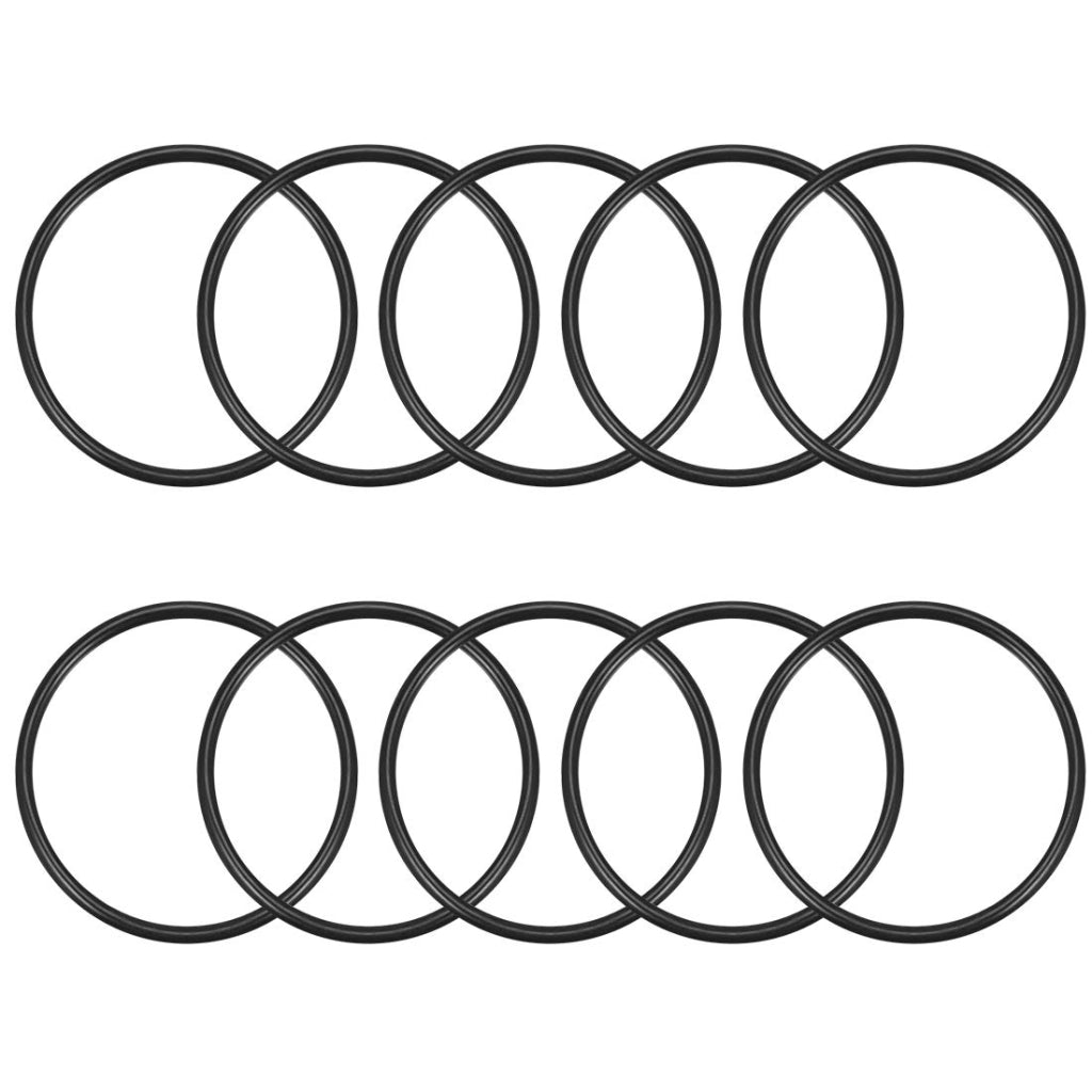 O-ring, 10 pezzi, gomma nitrilica, 63x56x3,5 mm, colore nero