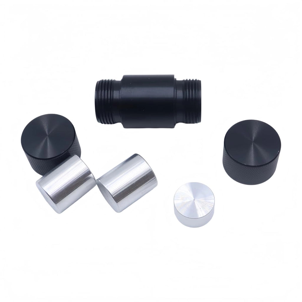 Pressa per polline, dimensioni 59 x 27 mm, pressa manuale, compressore per erbe, colore nero