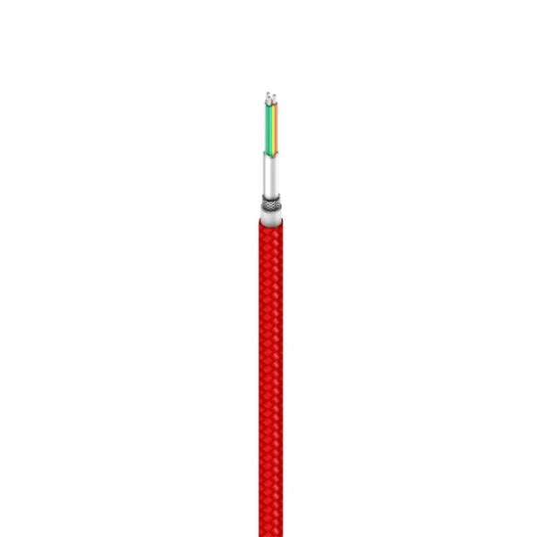 CAVO XIAOMI USB-A/USB-C 1MT BRAIDED RED