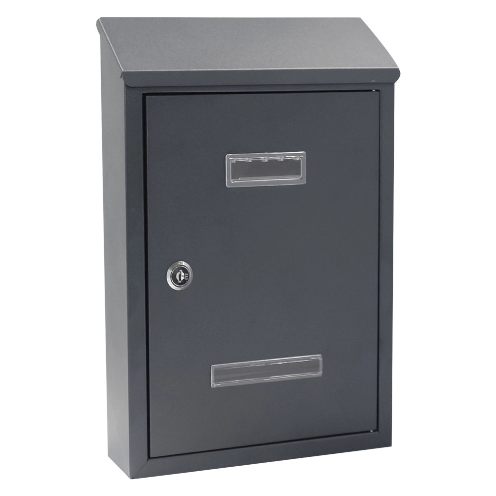 CASSETTA POSTALE 'PEONIA' cm 24,5x7,5x H.36 - grigio antracite