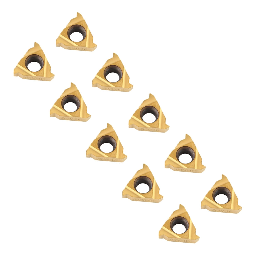 10 inserti di metallo duro per utensili da taglio CNC, modello 11IR, grado A60