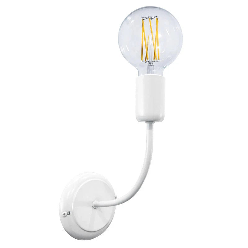 Applique da parete Daniela bianca E27 1 luce