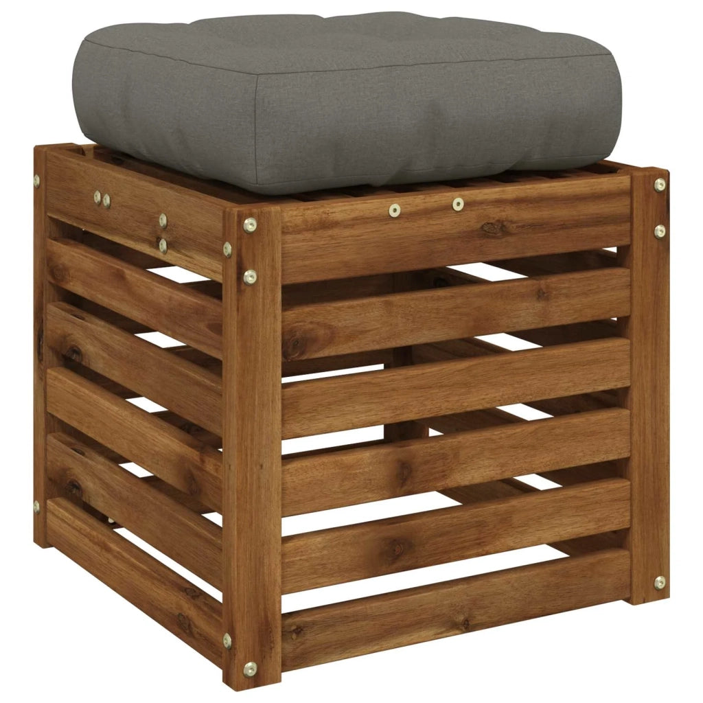 Cuscino per Sedia in Unico Pezzo VIANEN 100% Poliestere Grigio 953490