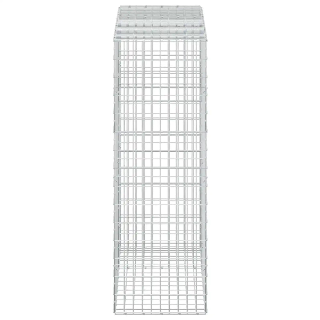 Gabione con Filo da 5 mm e Rete da 5x10 cm 150x50x150 cm 3464757