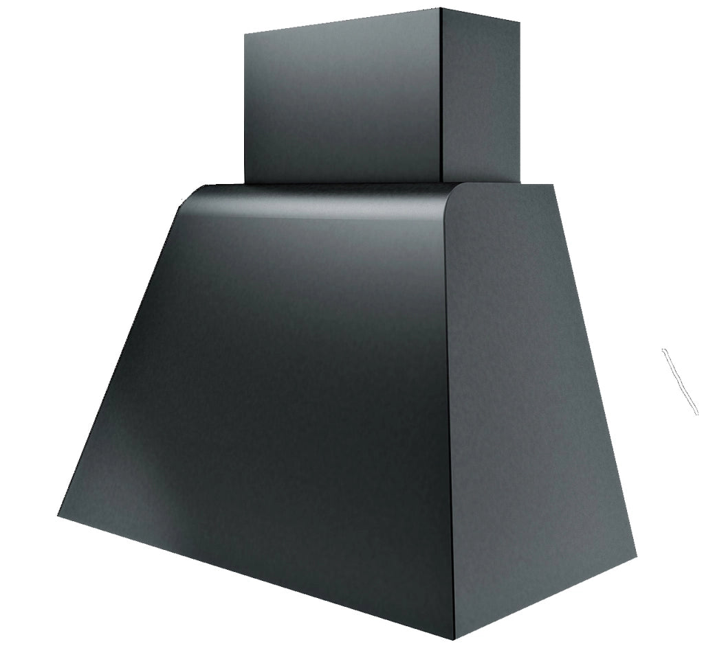 Cappa aspirante BRIO METAL in acciaio inox brunito cm 140