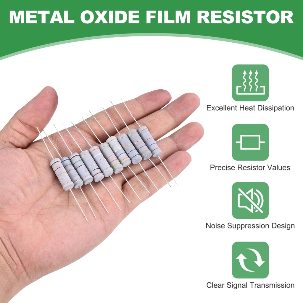 Resistenze da 15 Ohm, 5 Watt, tolleranza ±5%, confezione da 10 pezzi