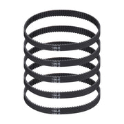 Cinghia di trasmissione GT-2, 186 mm, confezione da 5 pezzi, larghezza 6 mm, passo 2 mm