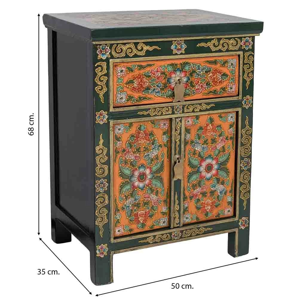 Consolle da ingresso in legno multicolore 50x35x68h cm