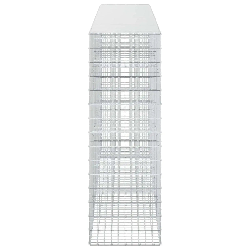 Gabione con Filo da 5 mm e Rete da 5x10 cm 450x50x150 cm 3464763