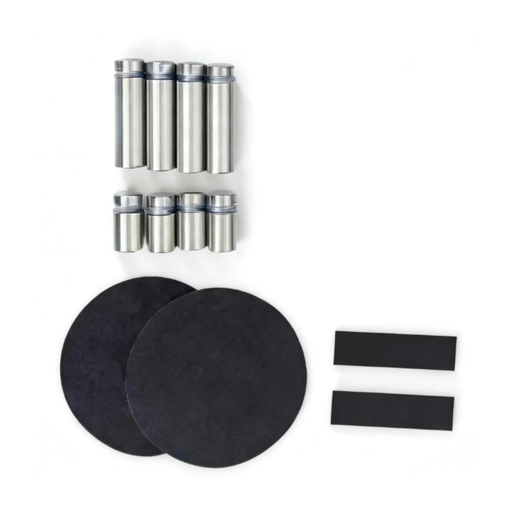 Set da 2 tappetini in terra di diatomee, color grigio scuro, 40x30 cm