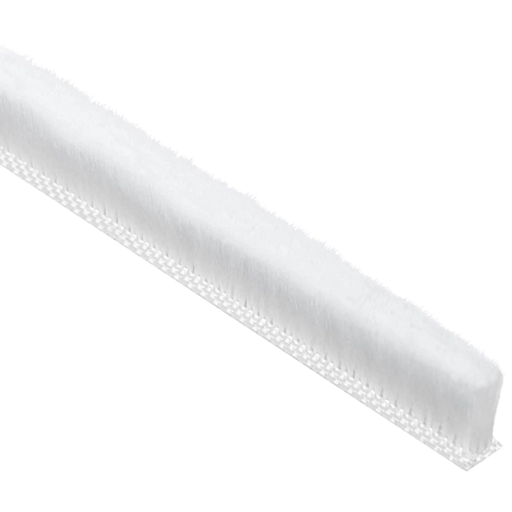 Guarnizione a spazzola autoadesiva 10 m PP Bianco 42045126