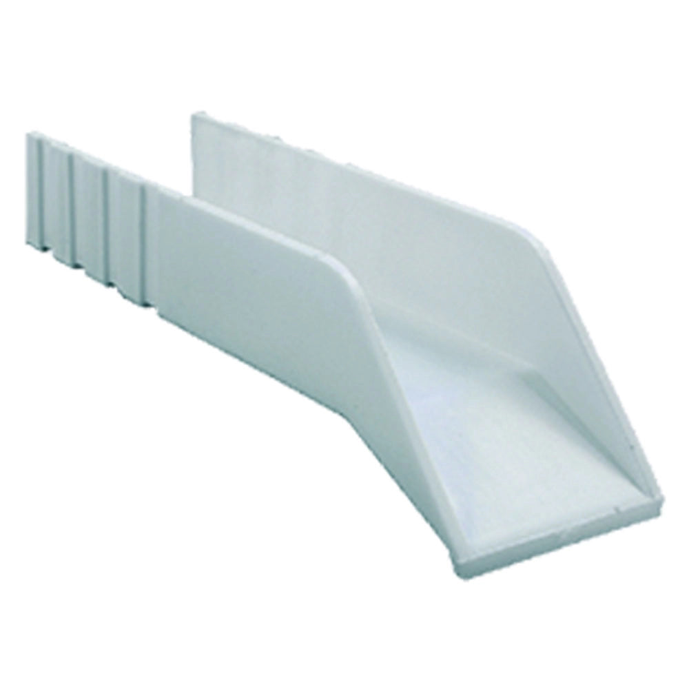 GOCCIOLATOIO PER TERRAZZI cm 6 x 23 bianco