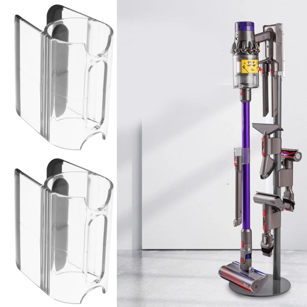 Set da 2 clip porta-accessori compatibili con aspirapolvere Dyson V6 V7 V8 V10 V11 Organizer