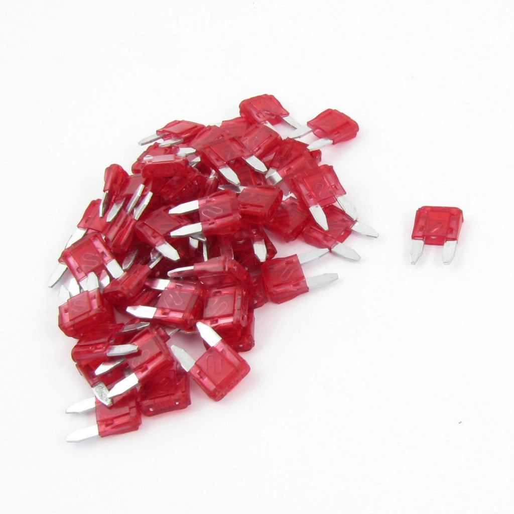 60 mini-fusibili a filo, 10A, di colore rosso, per auto