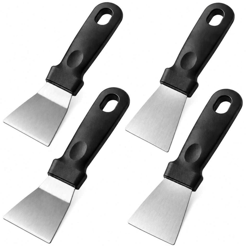 Set di 4 spatole per stampanti 3D, in acciaio inossidabile, dritte e curve