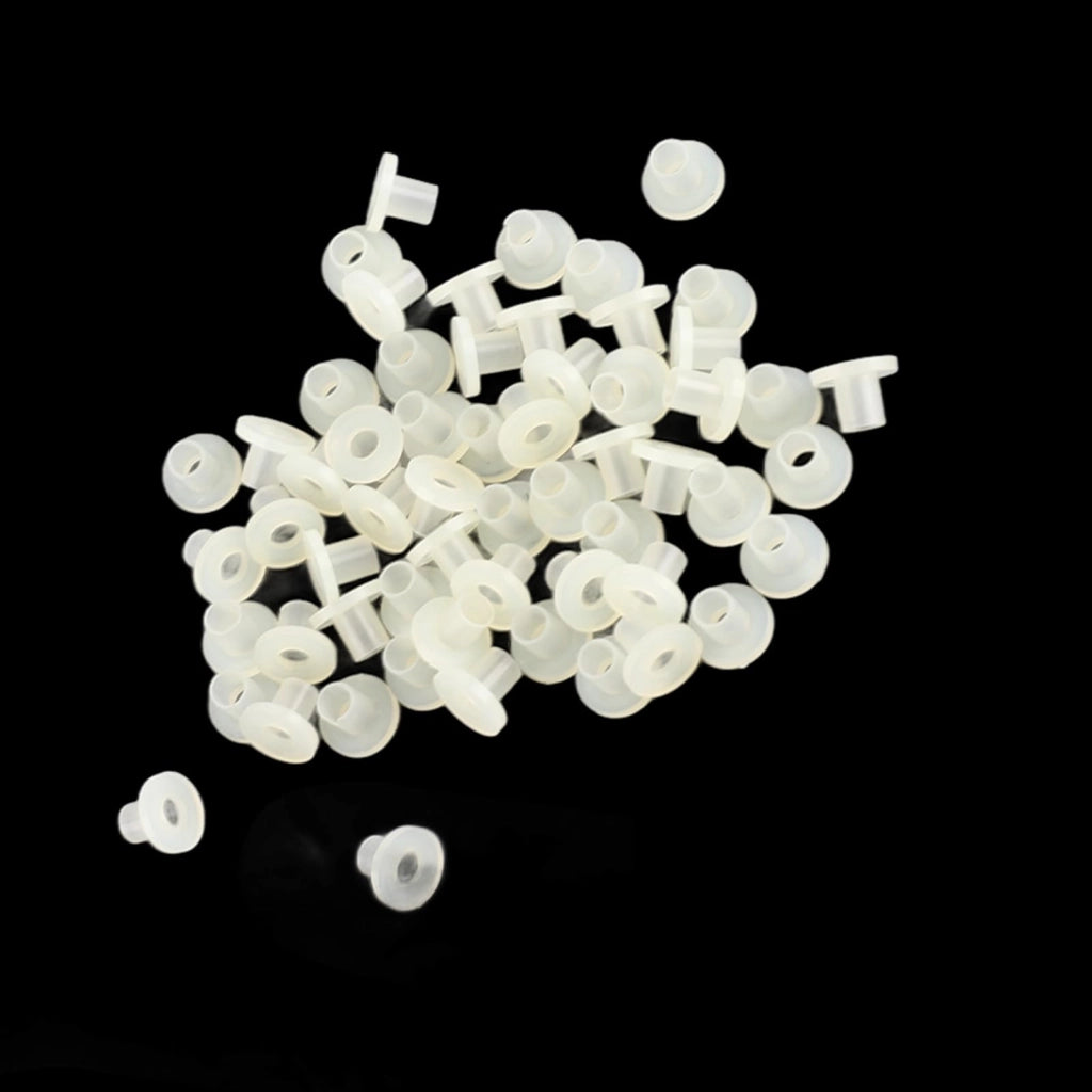Anelli transistor in plastica isolata, colore bianco, confezione da 100 pezzi (modello TW-10)