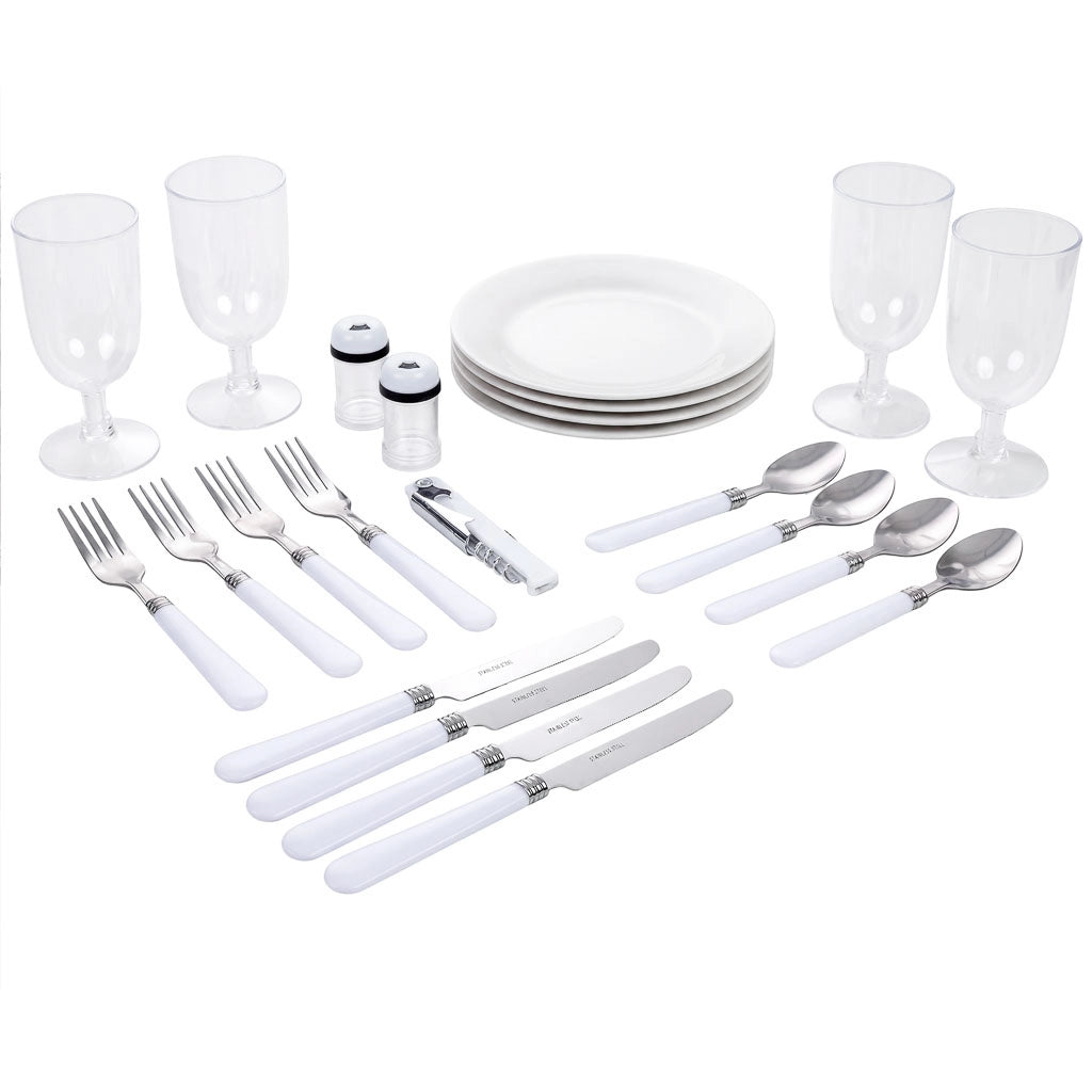 Cesto da picnic per 4 persone 40 x 28 x 19h cm