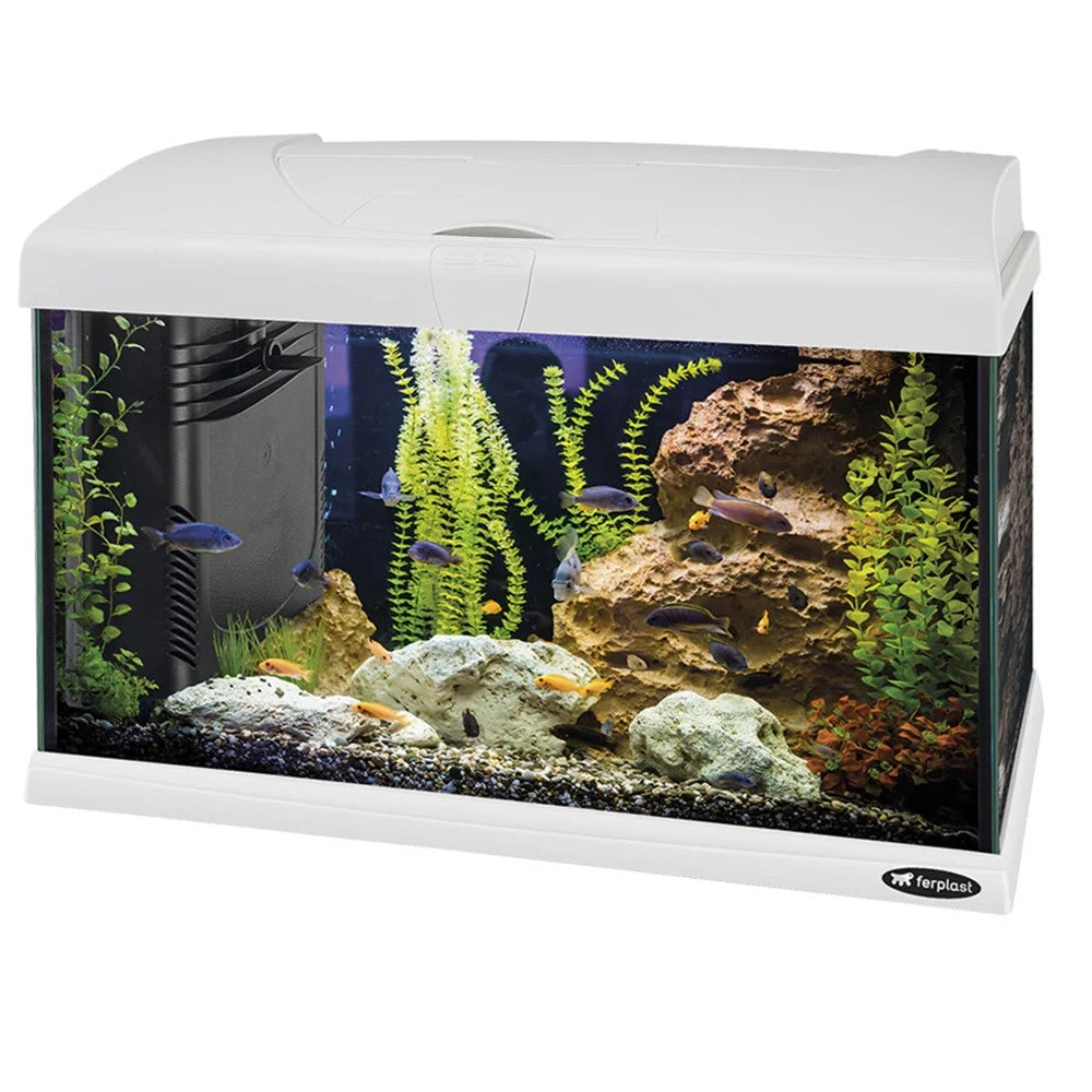 Hydor Ferplast Capri 50 LED - Acquario Completo senza Supporto Colore: Bianco