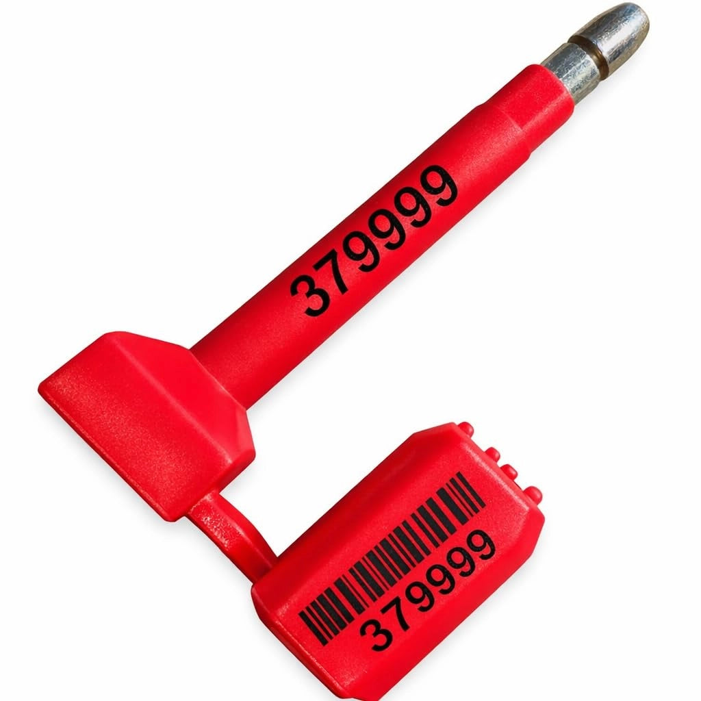20 sigilli di sicurezza elevata per container, conformi alla norma ISO/PAS 17712:2013, colore rosso