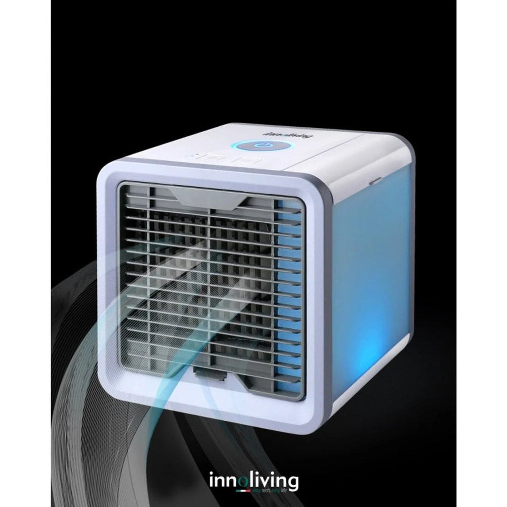Raffrescatore d'aria evaporativo 3 in 1 con ventilatore, umidificatore e luce LED INN-519 - Standard