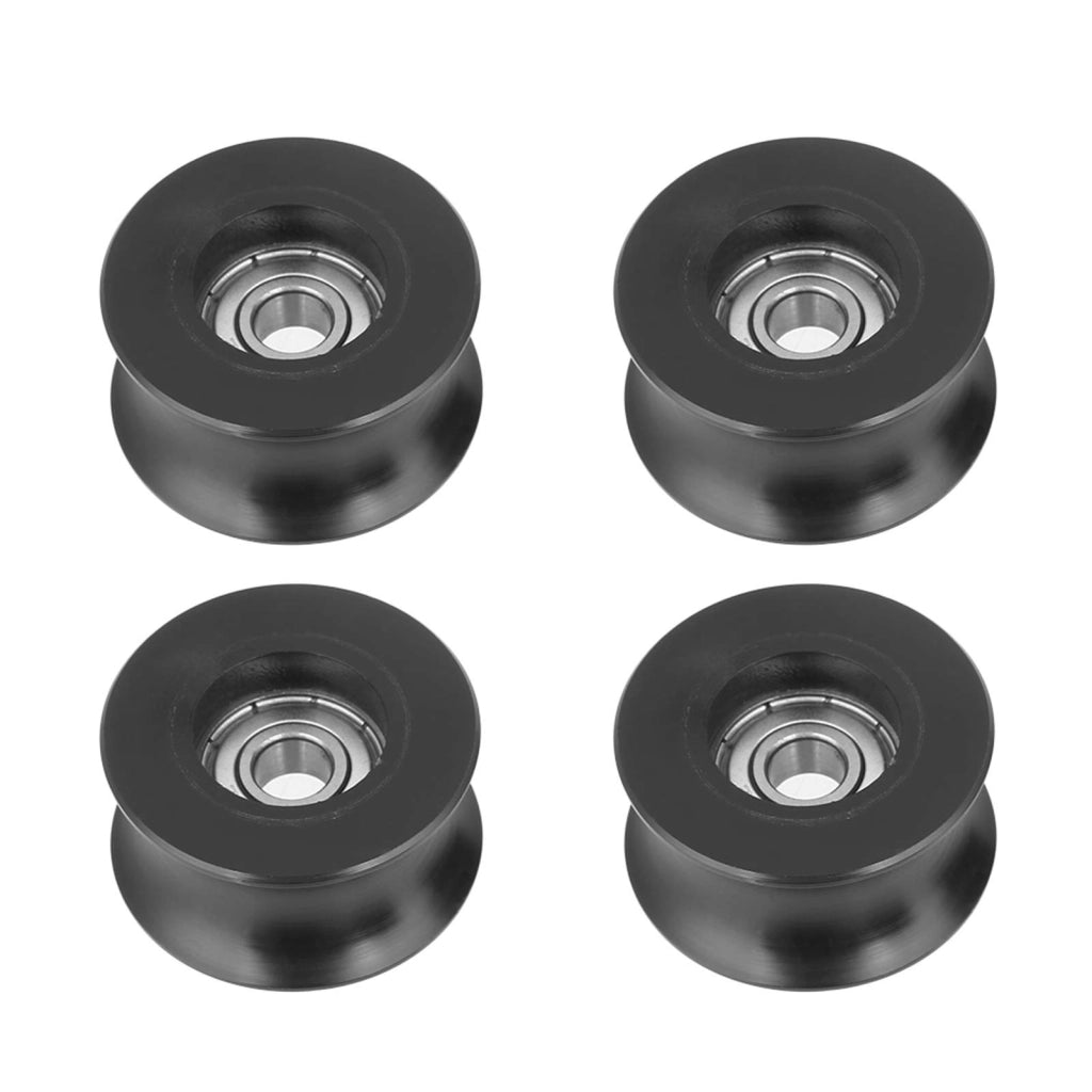 4 rulli guida a sfera "U-Groß", dimensioni 8x40x20,7 mm, per porte scorrevoli