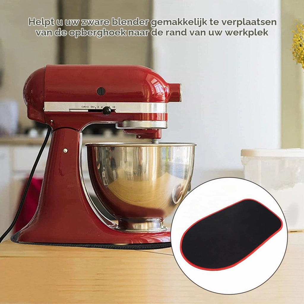 Tavola di plastica per robot da cucina, 19x33 cm, robusta base scorrevole