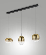 Lampada a Sospensione Brio LED 42W Oro Sfumato Fabas Luce