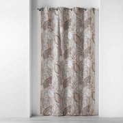 Tenda con passanti, 140 x 240 cm, in cotone, stampata, colore naturale