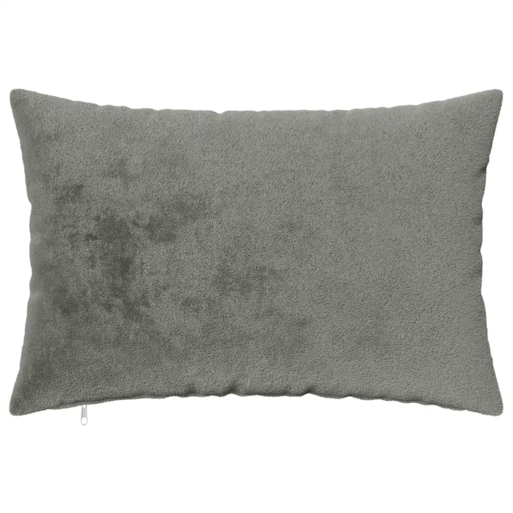 Federa 2 pz HEERLEN Grigio Scuro 50 x 80 cm Flanella 912151