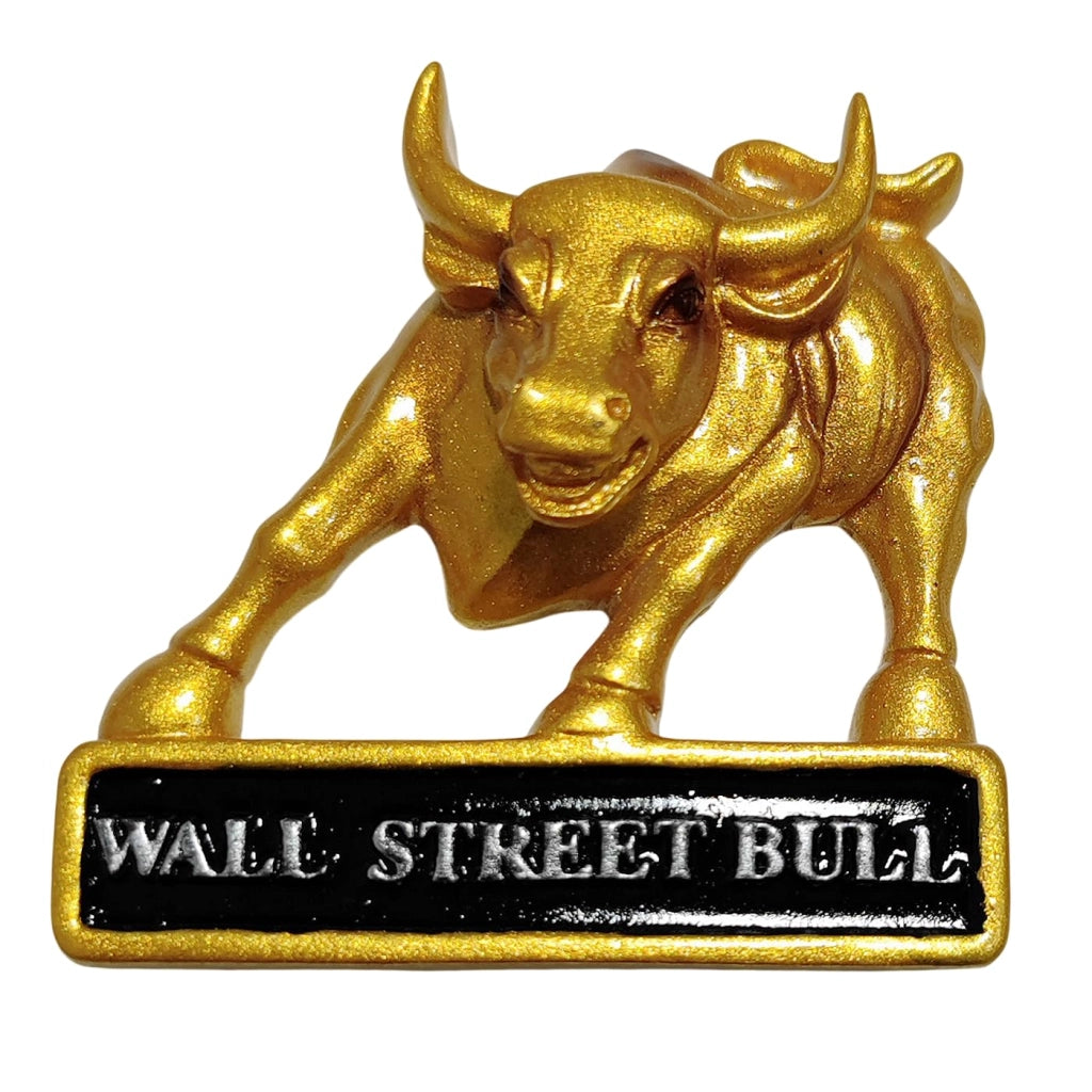 Magnete da frigorifero 3D Wall Street Toro New York USA Souvenir