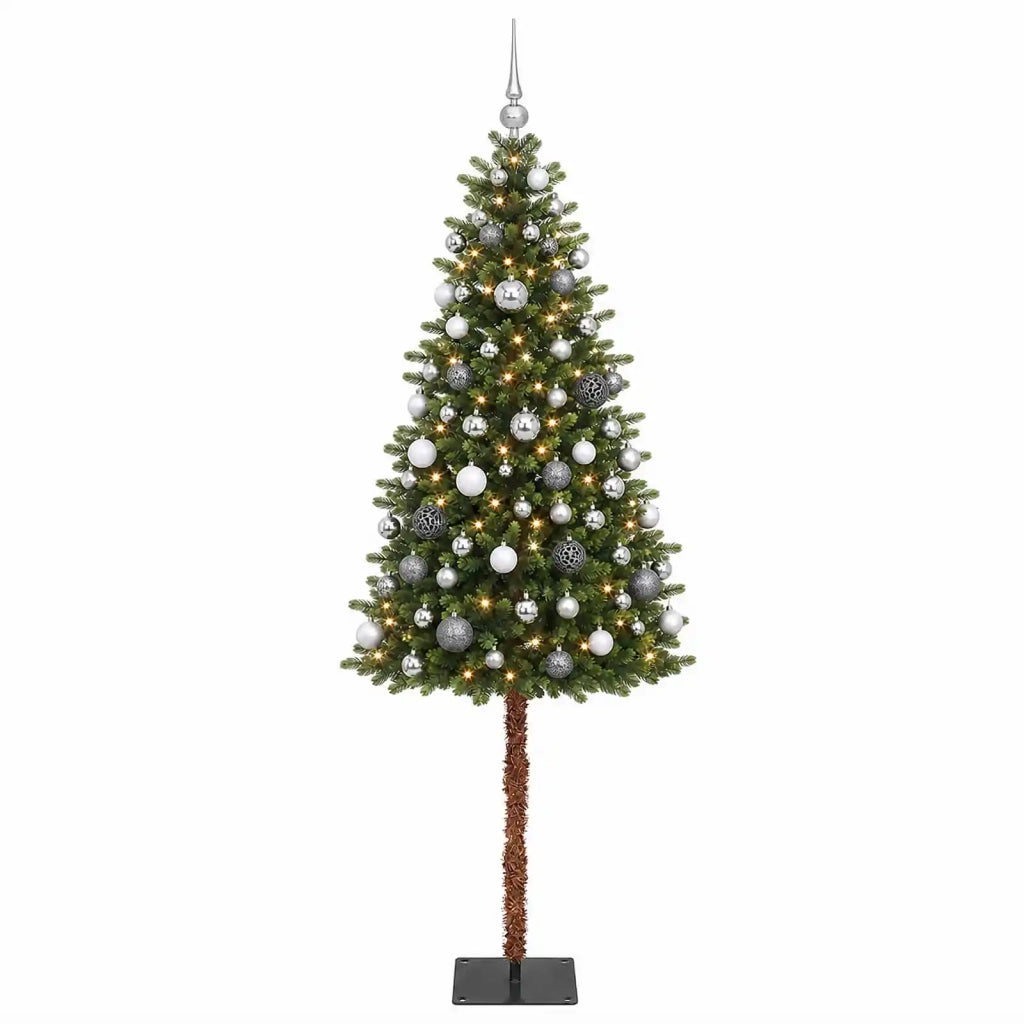 Albero di Natale Artificiale con Palline 180 cm 300 LED 3467252