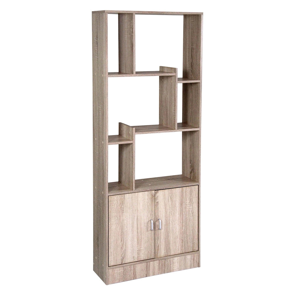 LIBRERIA CON DUE ANTE LINEA 'ATENA' col. rovere naturale  - BricoGo