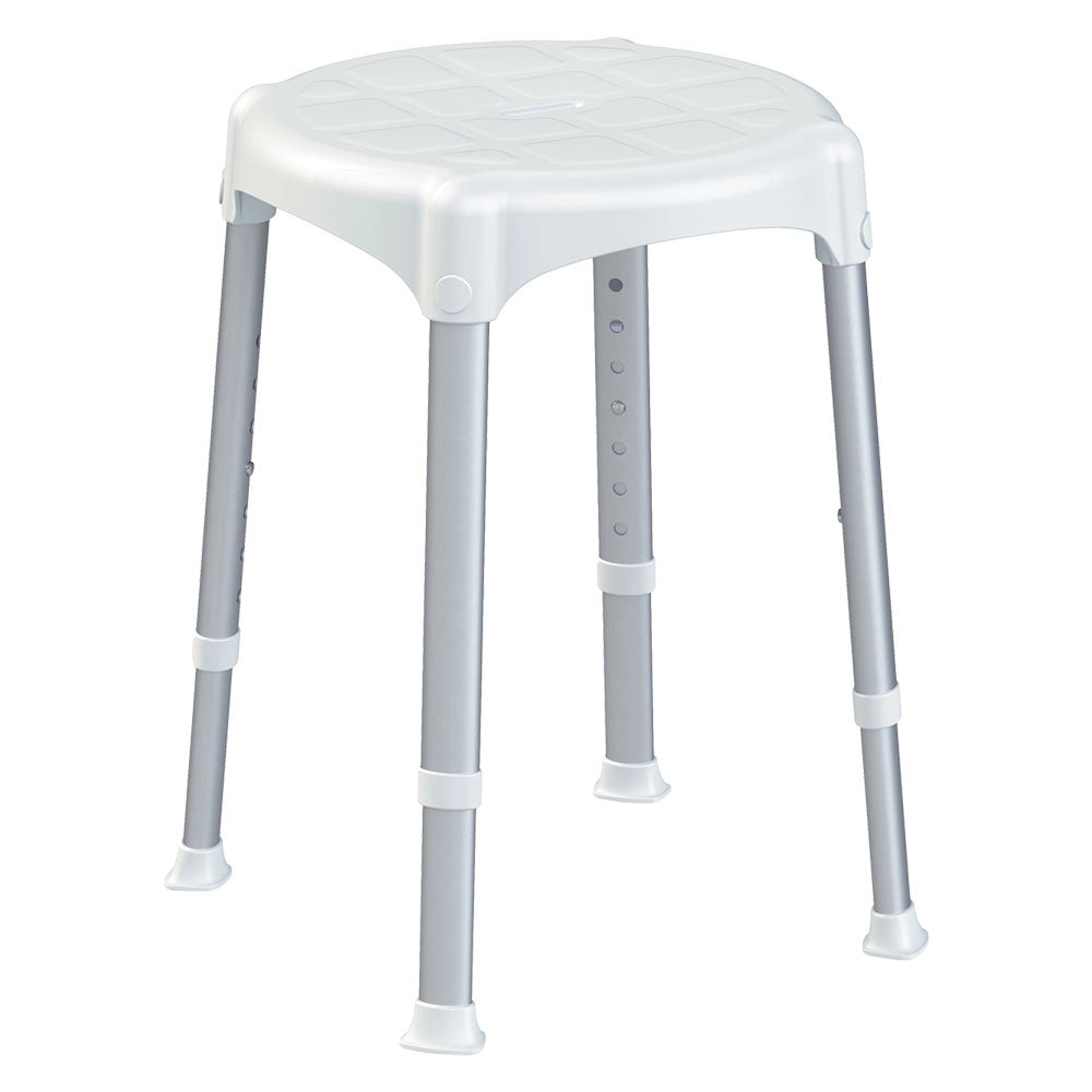 Sgabello da bagno 30,5 x 30,5 cm regolabile