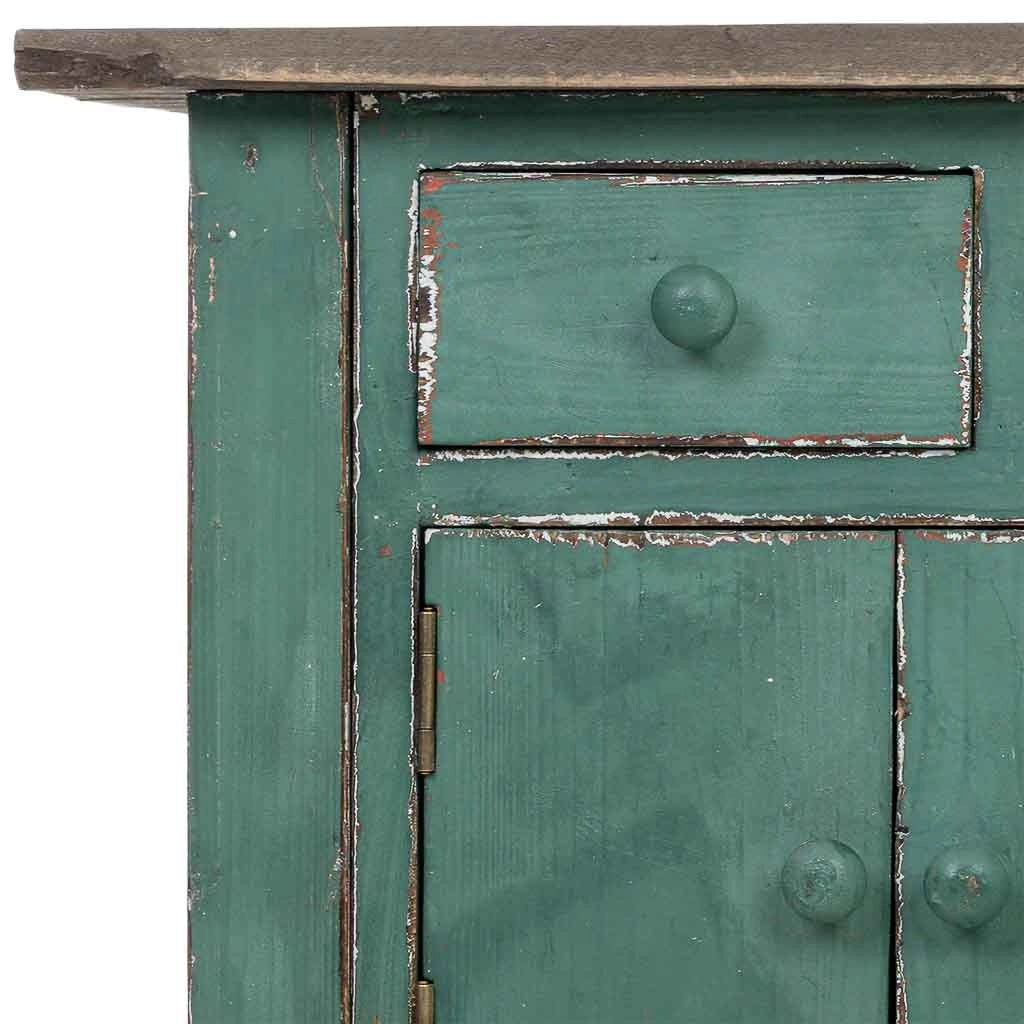 Credenza in legno verde 120x43x80h cm