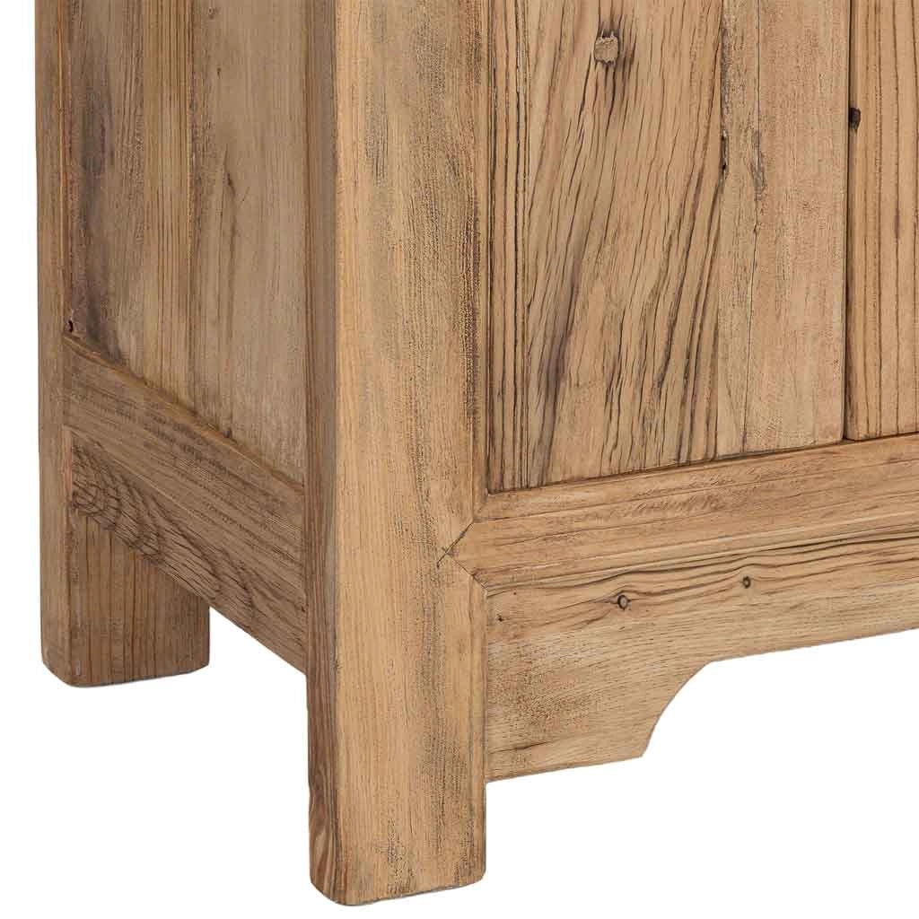 Credenza in legno beige 160x45x84h cm