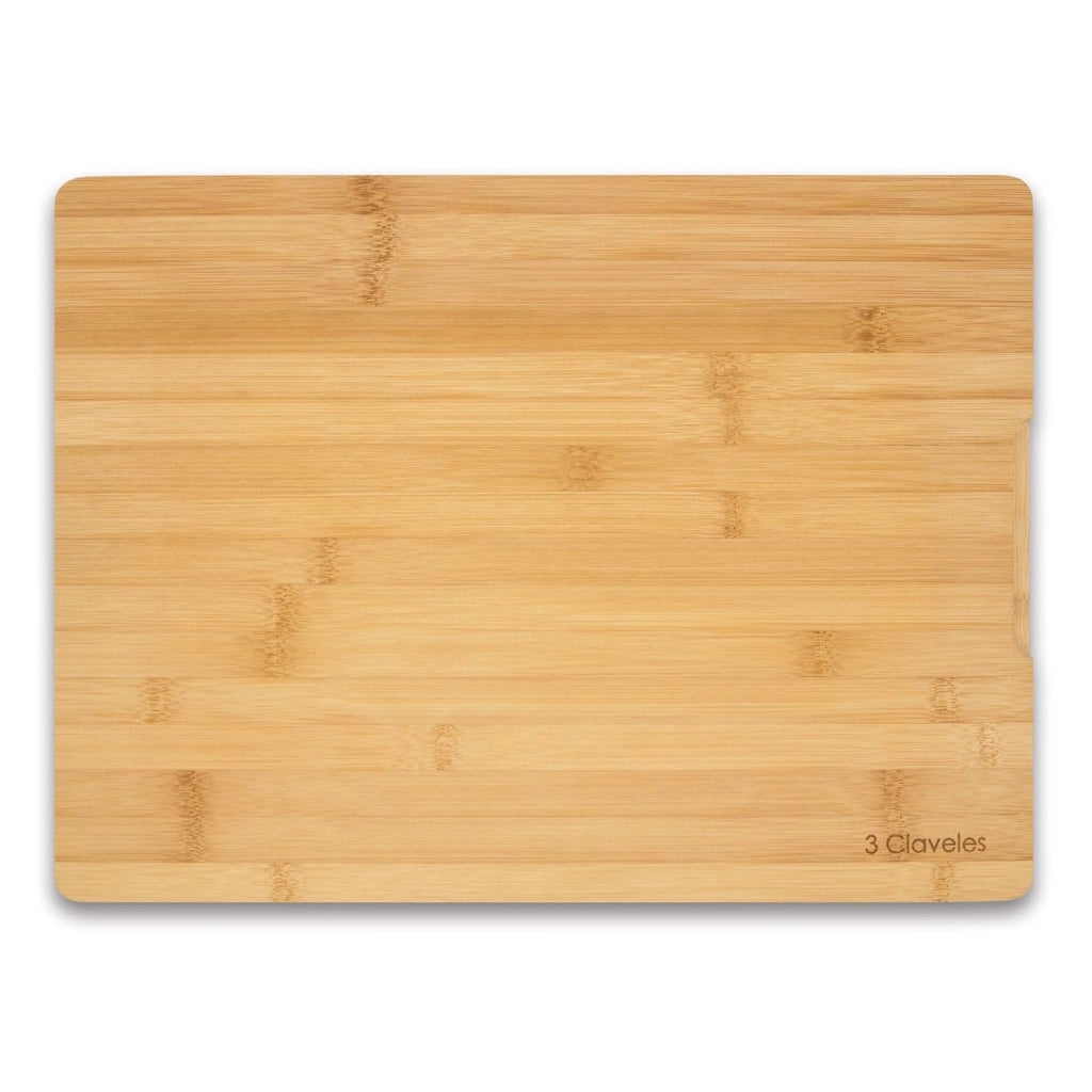 Tagliere in bambù, dimensioni 40x30x2 cm, resistente e delicato con i coltelli