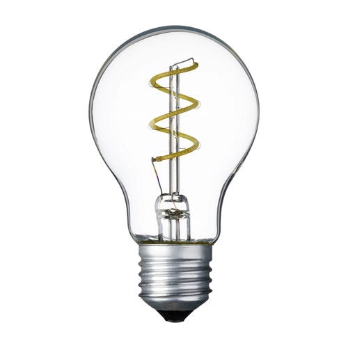 Lampada E27 36V goccia spiral Ø60mm