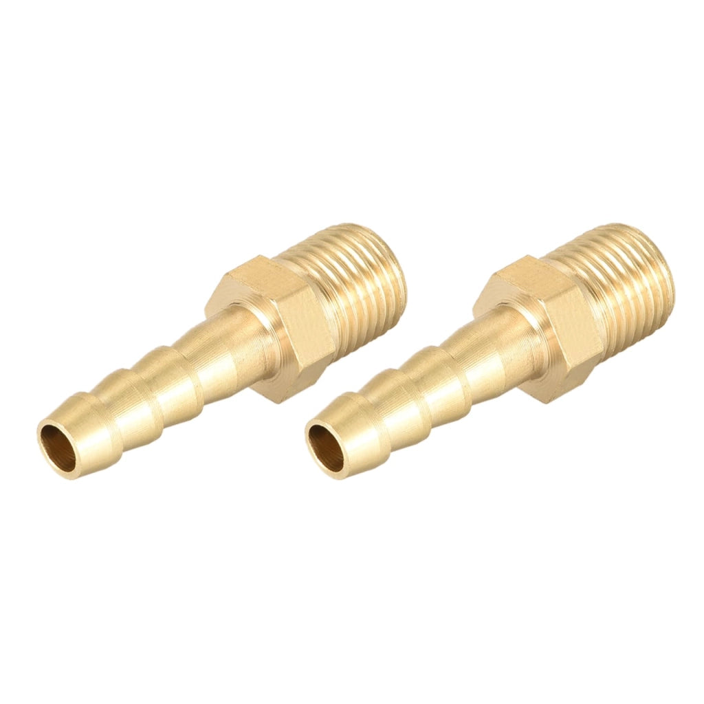 Raccordi in ottone M10-1 x 6 mm, confezione da 2 pezzi