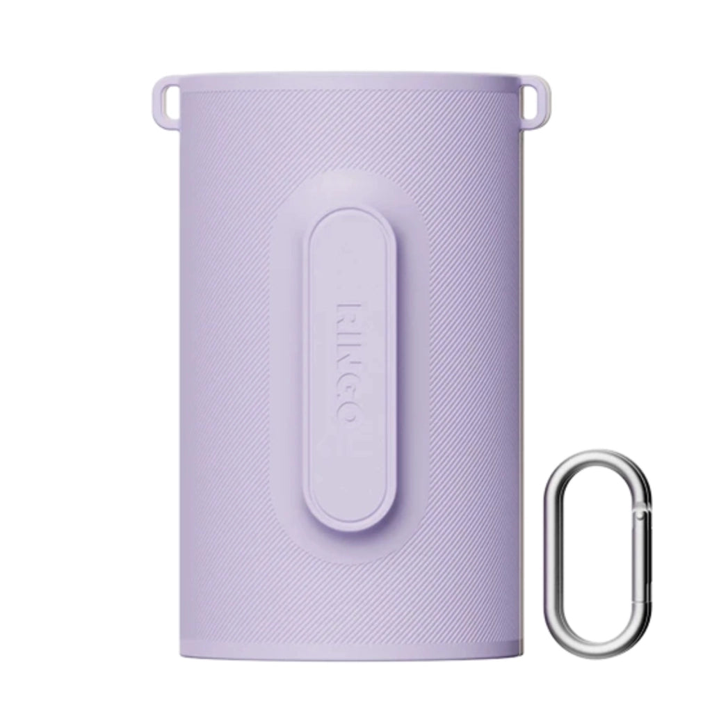 Portaborraccia 946ml con Fissaggio Magnetico Integrato e Moschettone Lilla Ringo