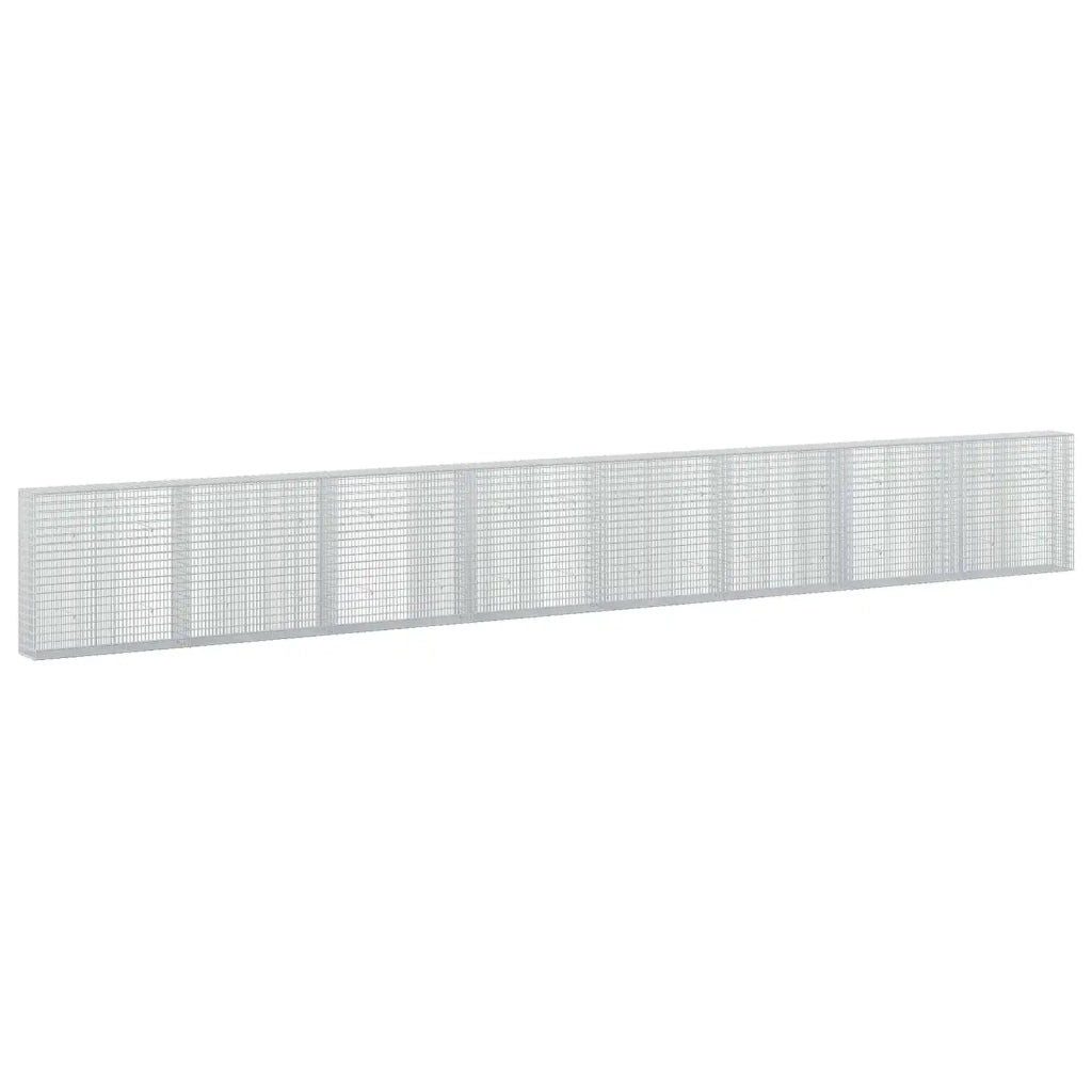 Gabione con Filo da 5 mm e Rete da 5x2,5 cm 800x30x100 cm 3463690