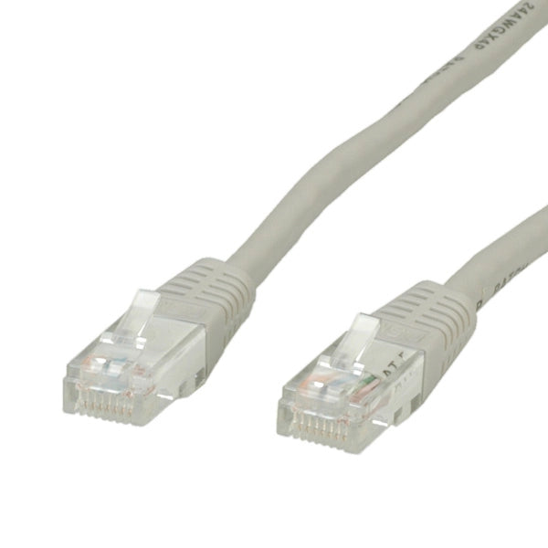 VALUE CAVO UTP PATCHCORD CAT.6 CLASS E, GRIGIO, 5M